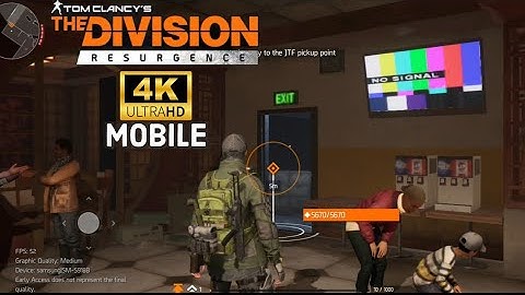 The Division Resurgence 4k Gameplay Part 1 -Samsung  Galaxy  S23 Ultra
