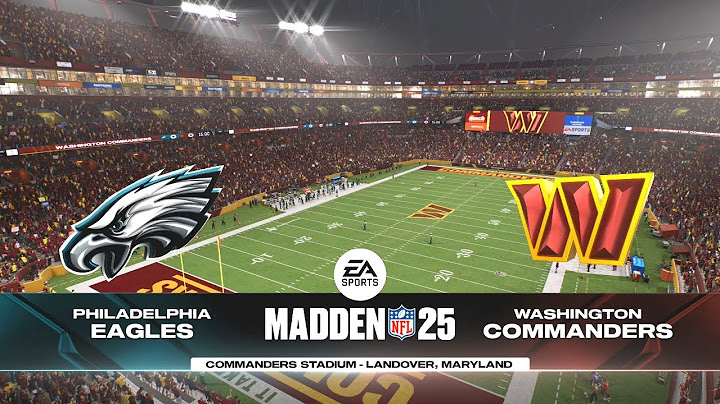 Madden NFL 25 - Philadelphia Eagles Vs Washington Commanders PS5 Week 16 (Madden 26 Rosters)