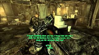 Fallout 3 - Jericho Can't Pronounce Reconnoiter