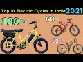 Top 10 Best Electric Cycles In India 2021 - e Bikes