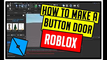 Roblox Studio | How to make a simple button door!!!
