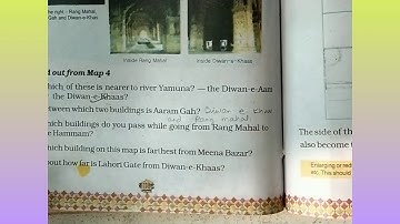 Find out from map 4 || ch. 7 mapping your way class 5th || ncertbook