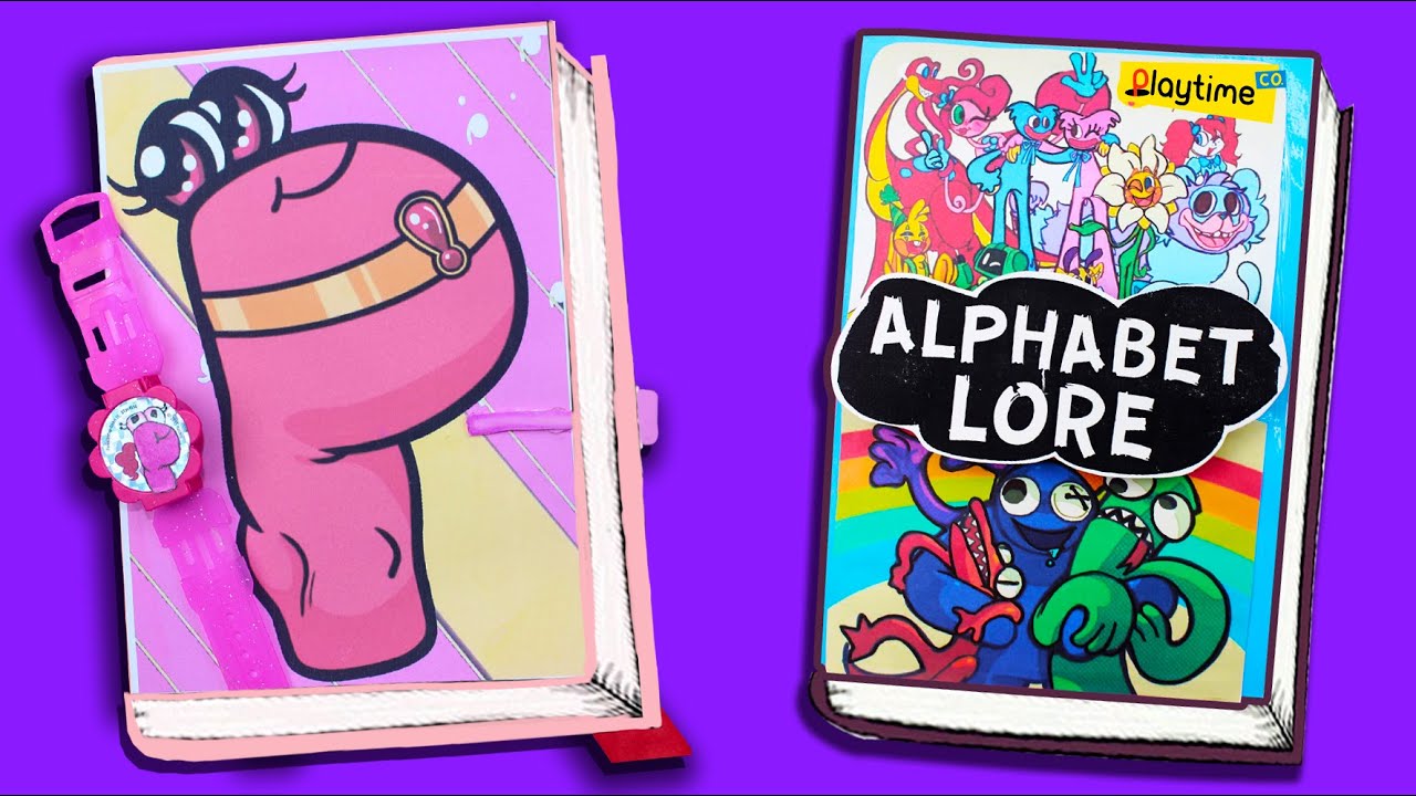 Alphabet Lore A-Z / DIY Alphabet Lore P / Gaming Book 