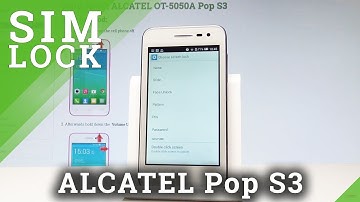How to Set Screen Lock in ALCATEL Pop S3 - Add Pattern Lock |HardReset.Info