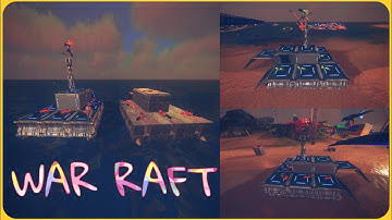 HOW TO MAKE WAR RAFT | Ark Mobile | @SparkY_isLive #arkmobile #arkbase