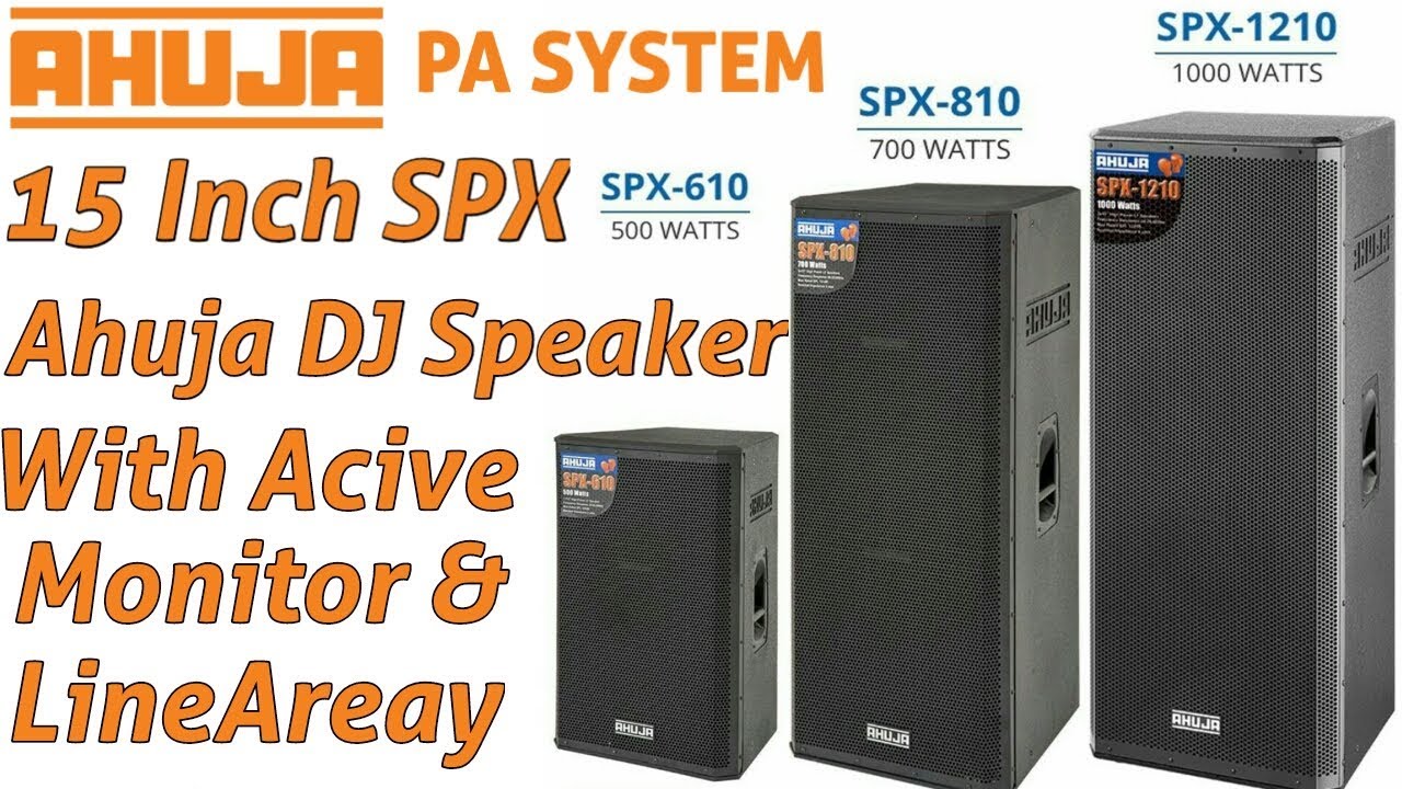 ahuja dj speaker price list