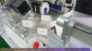 FK616 Semi Automatic Square Bottle Wrap Around Labeling Machine