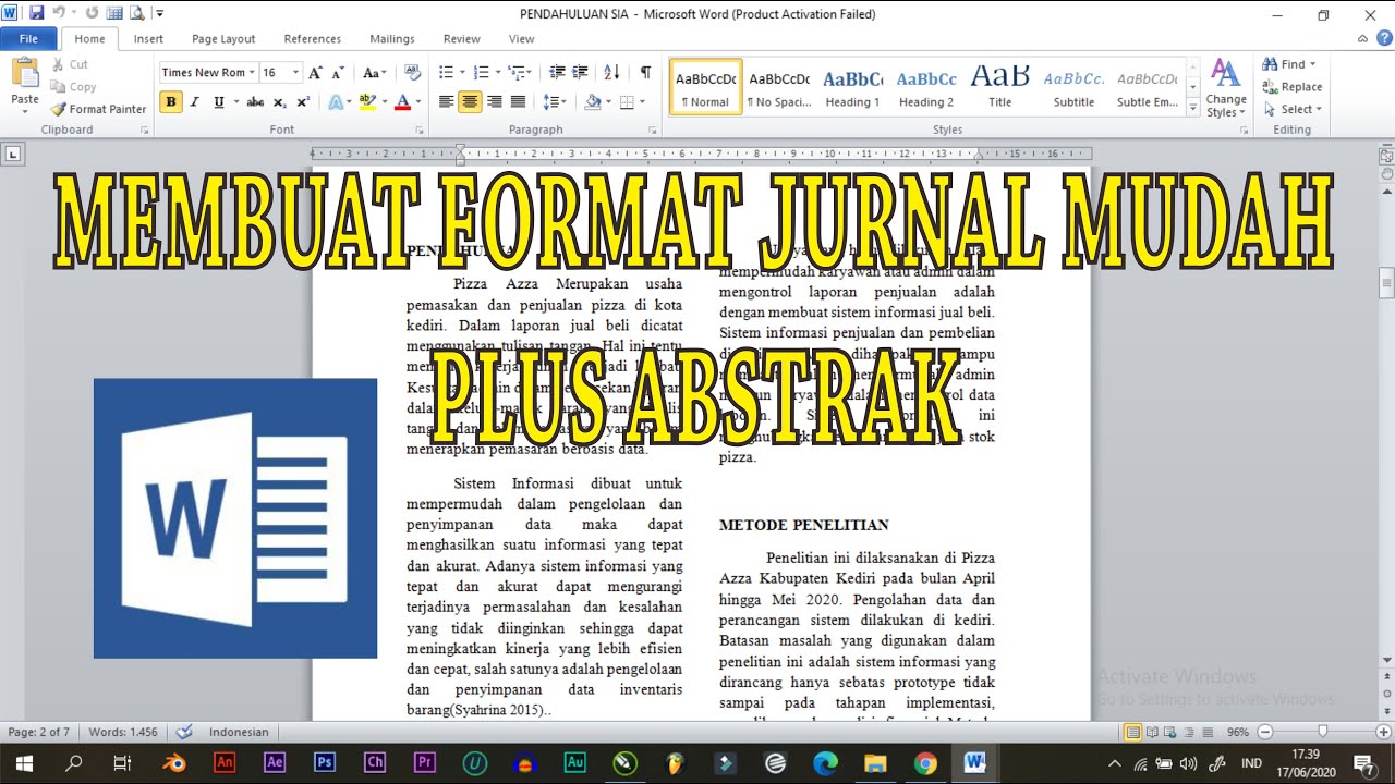 Review Of Cara Membuat Artikel Di Word References » Blog Ihsanpedia