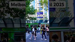 Melbourne Australia April 2025, Swanston Street #walkthrough #beautifulcity #citylife