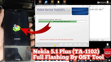 Nokia 5.1 Plus (TA-1102) Full Flashing Hang on Logo/No Command/Pattern/Frp All Problem Solve