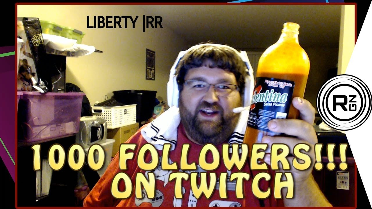 1000 FOLLOWERS! HOT SAUCE CHUGGING! TWITCH CELEBRATION YouTube