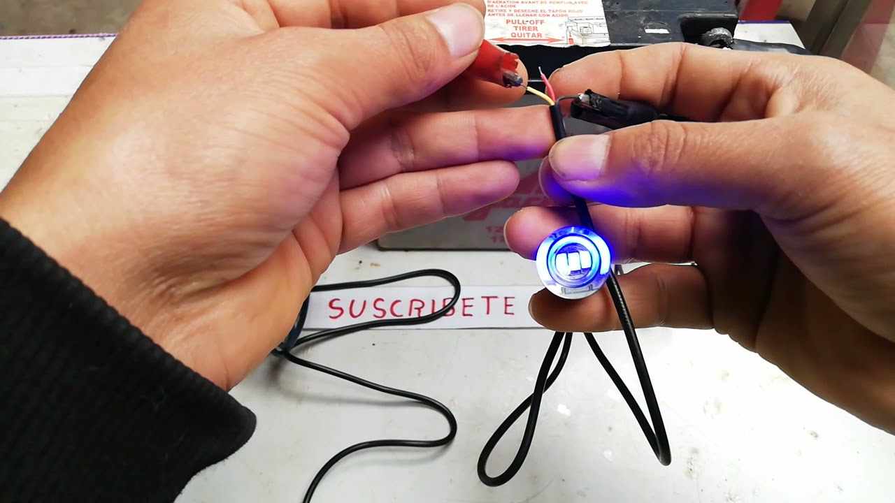 Como conectar foco ojo de aguila / color de cable - YouTube