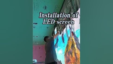 Installation and show of Hot Sale LED,Welcome to inquiry.#Vican #LED #Video #Plyaer #Installation