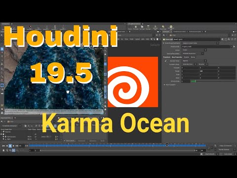 Karma Ocean : Render an ocean using the Karma CPU renderer