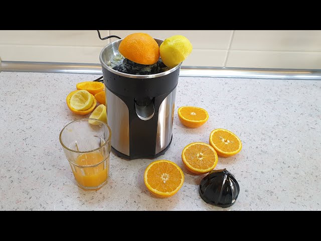 Silvercrest Citrus Juicer SZP 85 A1 Unboxing Testing - YouTube