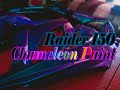 Raider 150 Chameleon Paint (Blue,Violet) By Paul Workz