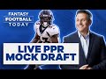 LIVE PPR MOCK DRAFT: POST-NFL DRAFT FANTASY FOOTBALL DRAFT | 2022 FANTASY ADVICE
