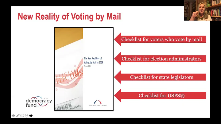 Tammy Patrick on an election administrators' check...