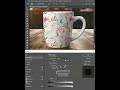 How to Create a Stunning Coffee Mug Mockup with Flower Patterns | Photoshop Tutorial