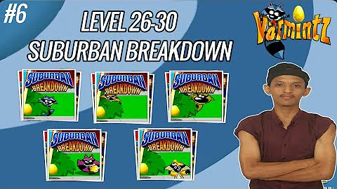 Suburban Breakdown Level 26-30 | Nostalgia Game Kucing | Varmintz Deluxe Episode 6