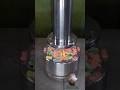 Crushing of candy and chocolate with hydraulic machine satisfying crushing hydraulicpress