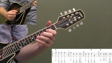 Old Joe Clark | Beginner Bluegrass Mandolin Lesson With Tab