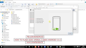How To Flash SONY XPERIA Z C6603 ANDROID 5.0.2