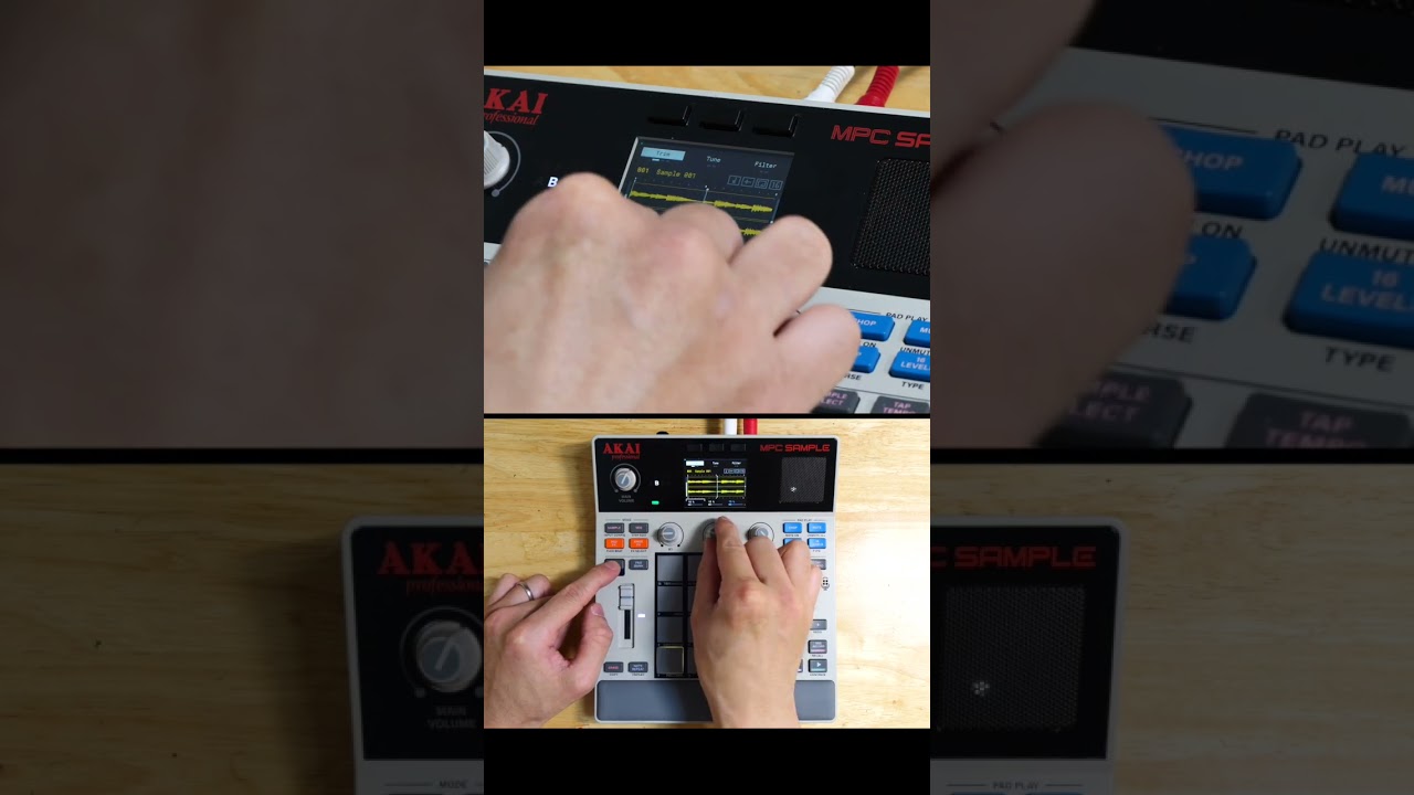 AKAI MPC Sample サンプリング手順