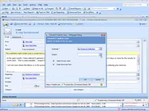 microsoft dynamics crm physician relationship mgmt issue tracking