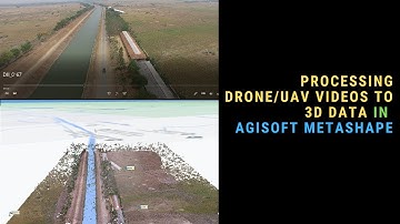 Video Photogrammetry : Processing UAV/Drone Video To get 3D Geospatial Data in Agisoft Metashape