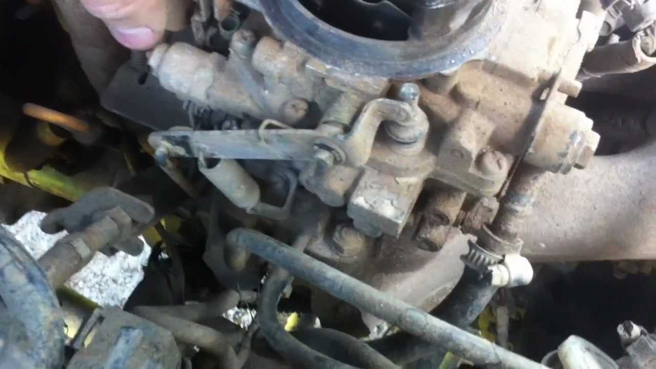 TB42c Carby problems - YouTube nissan patrol y60 wiring diagram 