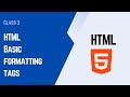 🌐 Basic HTML Tags Explained | HTML Tags for Beginners