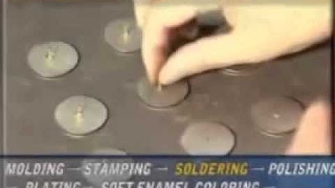 How Custom Lapel Pins Are Made - Stamped Soft Enamel