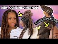 NEW IMPROVED COMBINED Illusion Crochet Method! VERY DETAILED,  OET1B30 BUTTERFLY LOCS!| MARY K BELLA