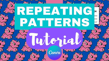 REPEATING PATTERNS Tutorial Using Canva | FREE