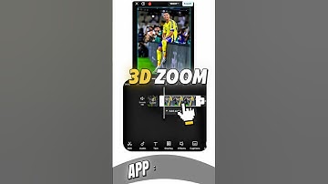 Capcut 3D Zoom Tutorial 🤯 #capcut #capcuttutorial