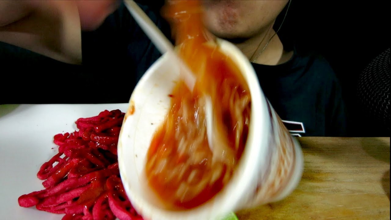 ASMR FAIL COMIENDO MARUCHAN Y RUNNERS FUEGO