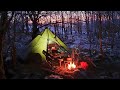 Bushcraft and Wild Camping trip : Onetigris Iron Wall Tent - Outbacker Firebox Stove