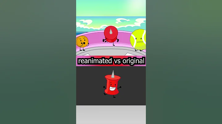 BFDIA 22 Original Vs Reanimated  #tpot #bfdi #bfb #animation #shorts