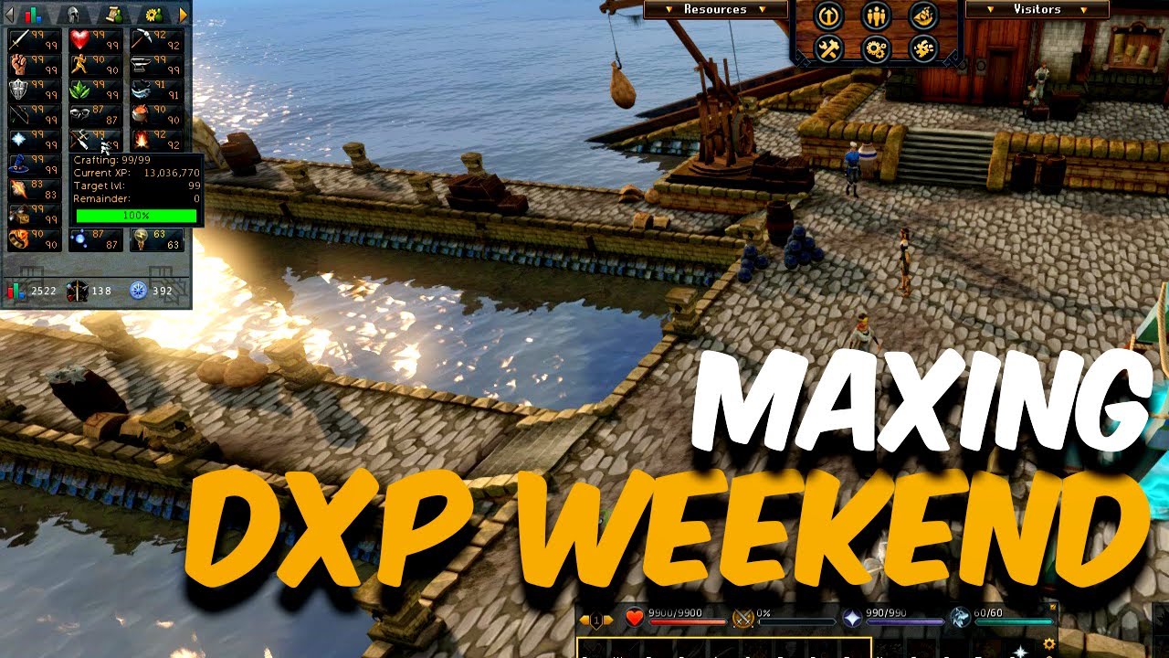 Runescape Maxing Out Part 2 DXP Weekend Recap (Gameplay Commentary