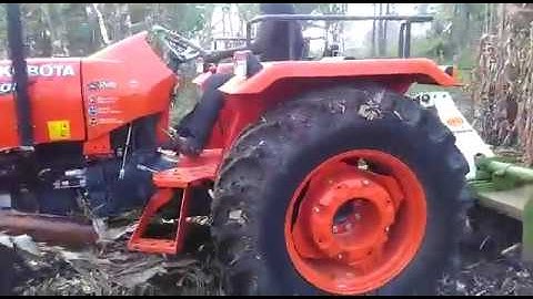 Kubota MU5501 55HP Tractor with Banana Mulcher