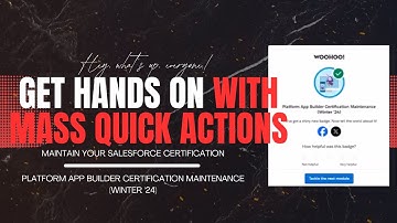 Mass Quick Actions in Salesforce | Winter 