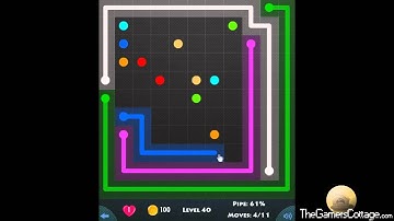 Flow Game Level - 910 [11x11] Jumbo Pack Connect the Dots