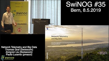 SwiNOG #35 | Network Telemetry and Big Data – Part 1 |  Graf, Liu / Lucente | Swisscom / pmacct