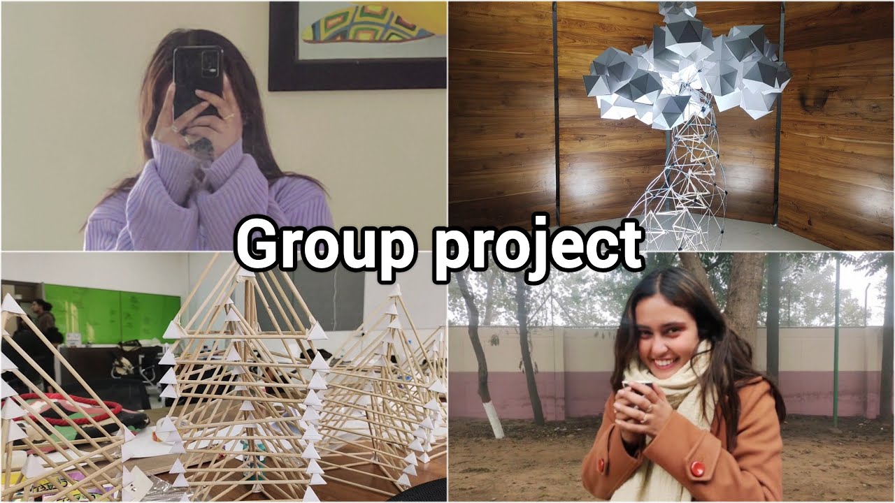 A group project for a design student | #collegelife - YouTube