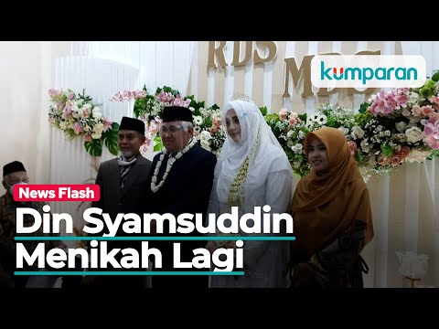 Din Syamsuddin Menikahi Cucu Pendiri Ponpes Gontor