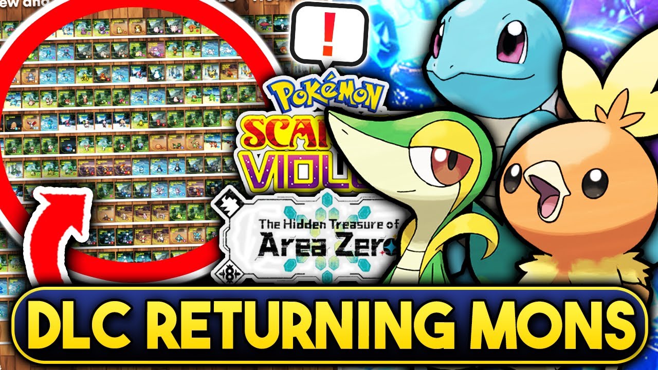 All Pokemon Starters Will Be Returning for Scarlet and Violet DLC