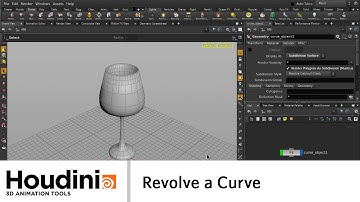 #Houdini Quick start. Revolve a Curve