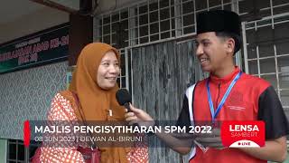 Majlis Pengisytiharan Keputusan Spm 2022 Temubual Bersama Ibubapapenjaga 01