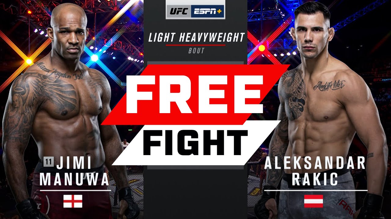 UFC Vegas 54 Free Fight Aleksandar Rakic vs Jimi Manuwa r/MMA